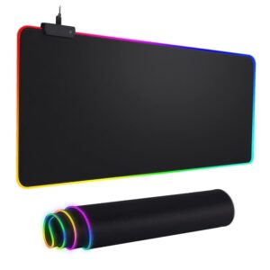 Giant RGB LED Mouse Pad – Outsized Gaming Mouse Mat