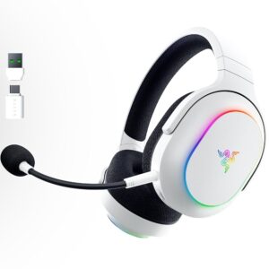 Razer Barracuda X Chroma Wi-fi Gaming Headset: 2.4GHz Wi-fi and Bluetooth Connectivity – Light-weight Design – Chroma RGB Lighting – 40mm Audio Drivers – Cardioid…