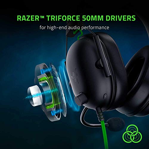 Razer BlackShark V2 X Gaming Headset: 7.1 Encompass Sound, 50mm Drivers, Reminiscence Foam Ear Cushions - Appropriate with PC, PS4, PS5, Swap - 3.5mm Audio Jack - Black