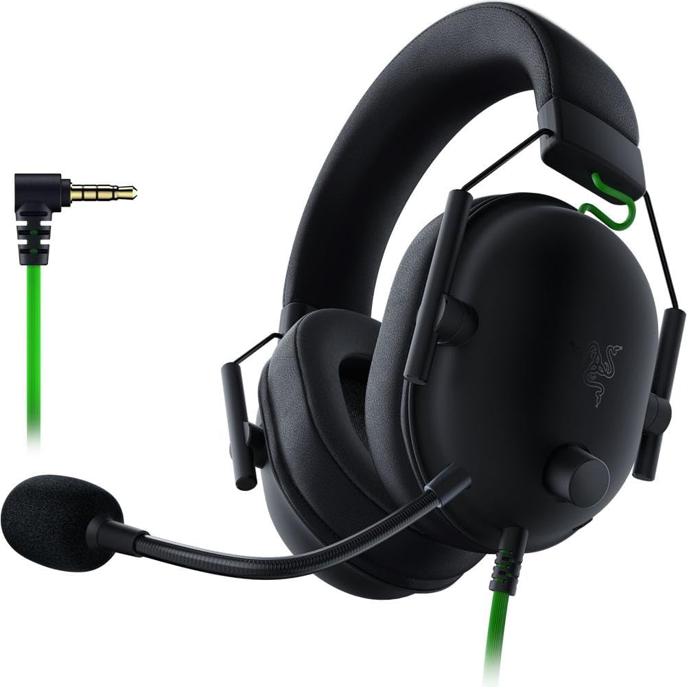 Razer BlackShark V2 X Gaming Headset: 7.1 Encompass Sound, 50mm Drivers, Reminiscence Foam Ear Cushions – Appropriate with PC, PS4, PS5, Swap – 3.5mm Audio Jack – Black