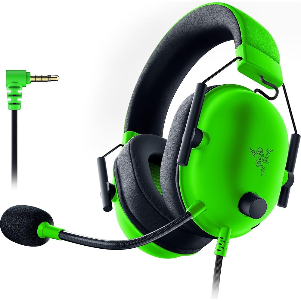 Razer BlackShark V2 X Gaming Headset: 7.1 Encompass Sound, 50mm Drivers, Reminiscence Foam Ear Cushions – Suitable with PC, PS4, PS5, Change – 3.5mm Audio Connector – Inexperienced